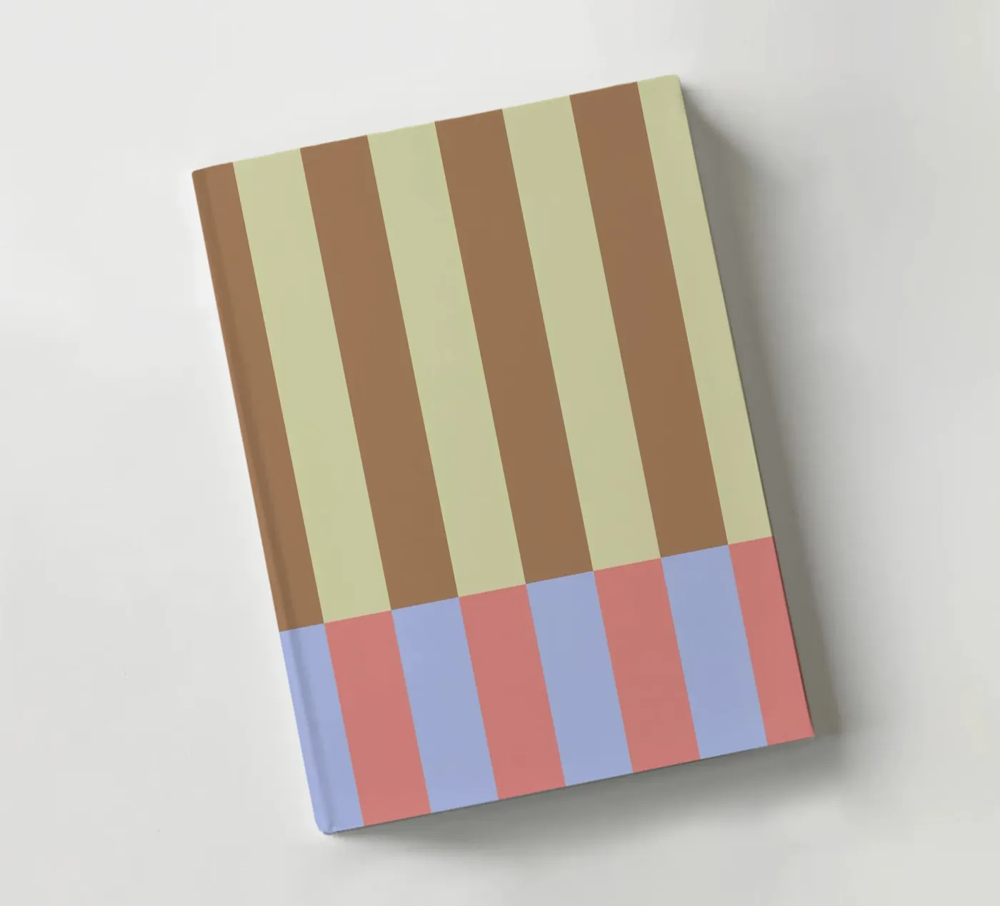 Abstract Stripes Pattern 01 Notizbuch von Paigaam Studio