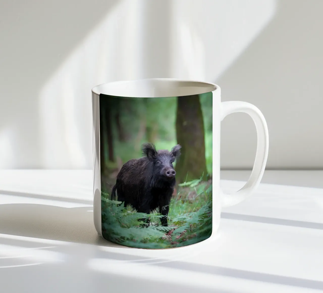 Cinghiale tazza in ceramica da Tom's Wildlife