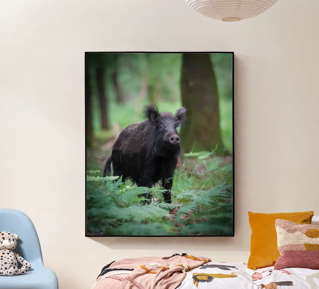 Wildschwein Acryl-Glas von Tom's Wildlife