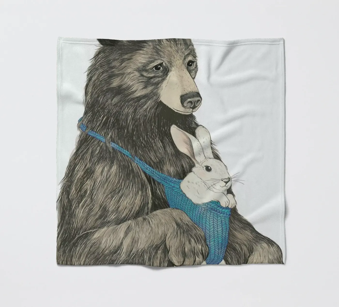 Bear Au Pair fleecedeken van Laura Graves