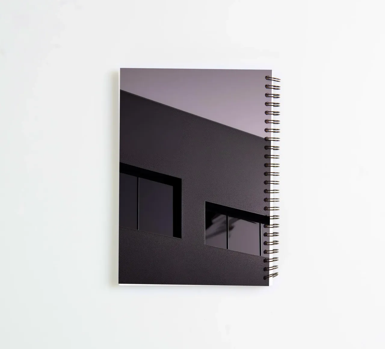 Architecture meets art - contrasts in light & shadow spiral notebook by Kunst und Kontrast