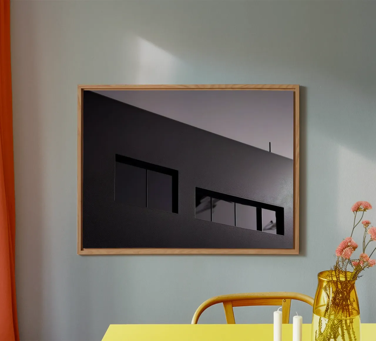 Architecture meets art - contrasts in light & shadow alu-dibond by Kunst und Kontrast