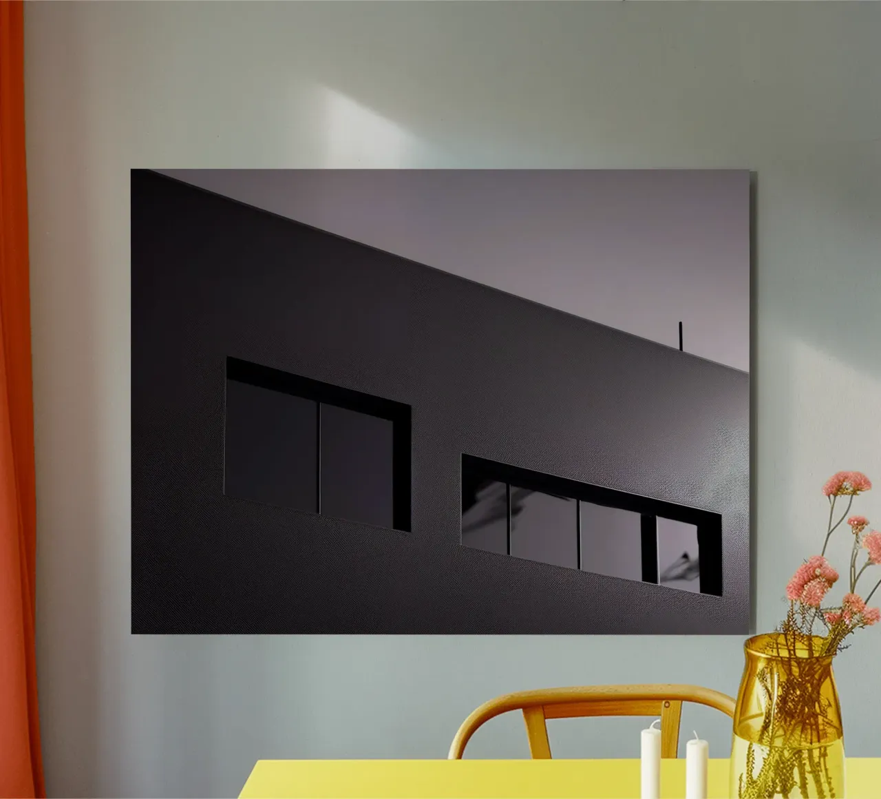 Architecture meets art - contrasts in light & shadow alu-dibond by Kunst und Kontrast