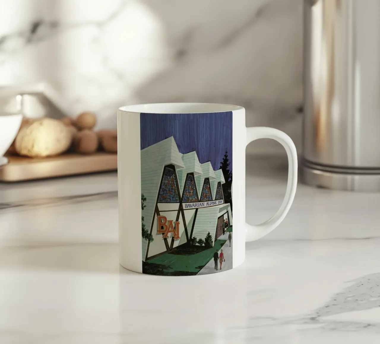 Peak Time at The Bavarian Bar tazza in ceramica da Hemingway Design