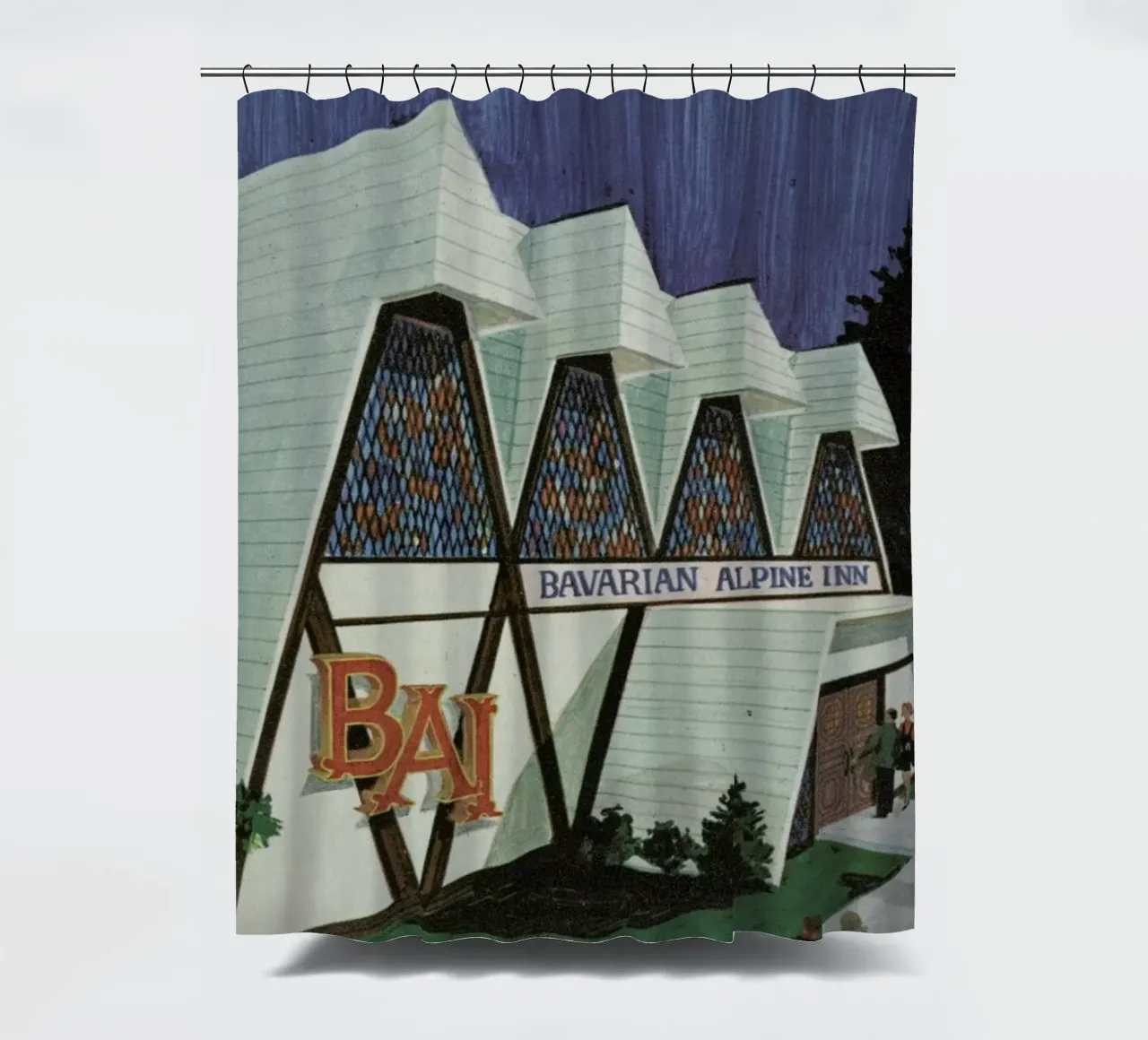 Peak Time at The Bavarian Bar tenda da doccia da Hemingway Design
