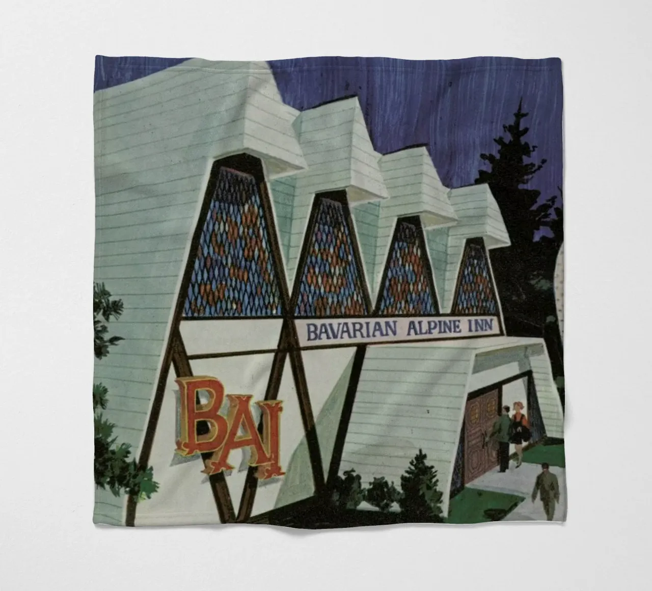 Peak Time at The Bavarian Bar coperta in pile da Hemingway Design