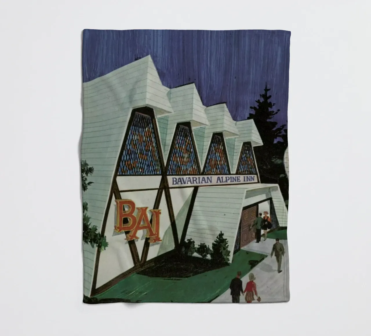 Peak Time at The Bavarian Bar coperta in pile da Hemingway Design