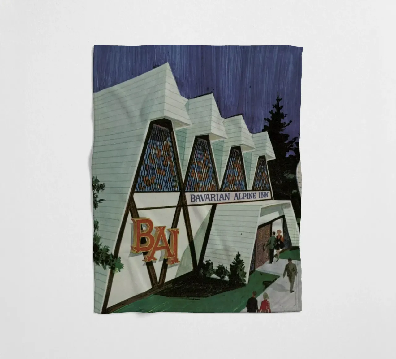 Peak Time at The Bavarian Bar coperta in pile da Hemingway Design