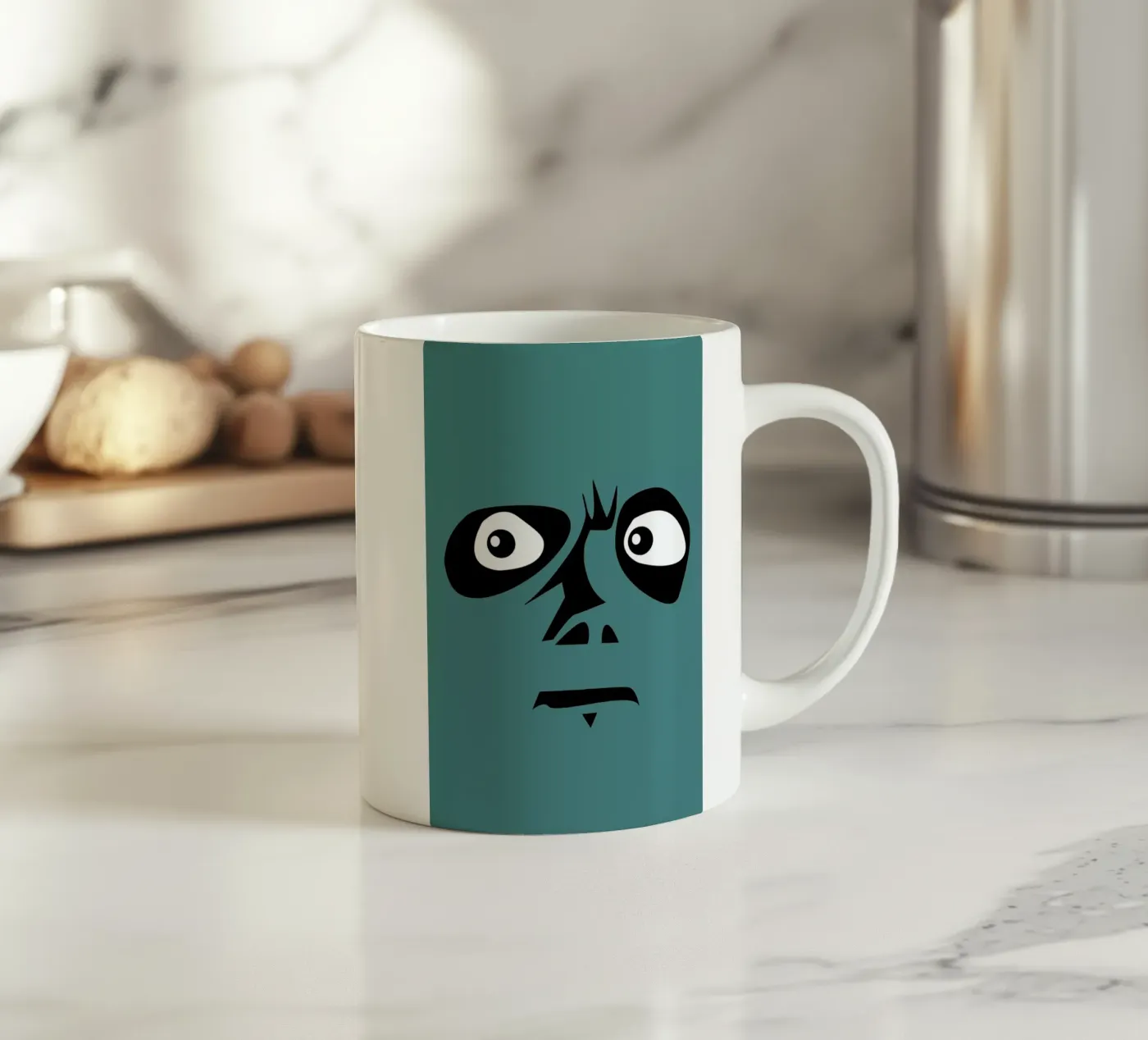 Zombie ceramic mug by AS Art