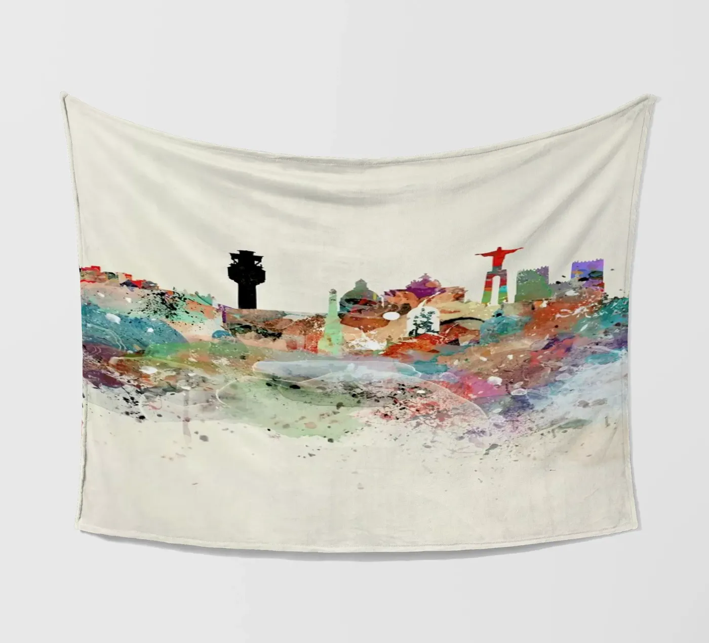 Lisbon fleecedeken van Brian Buckley