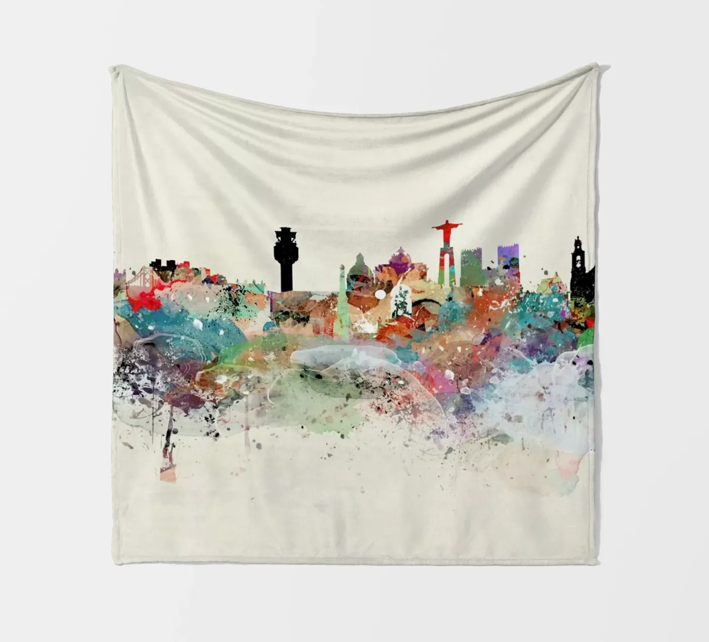 Lisbon fleecedeken van Brian Buckley