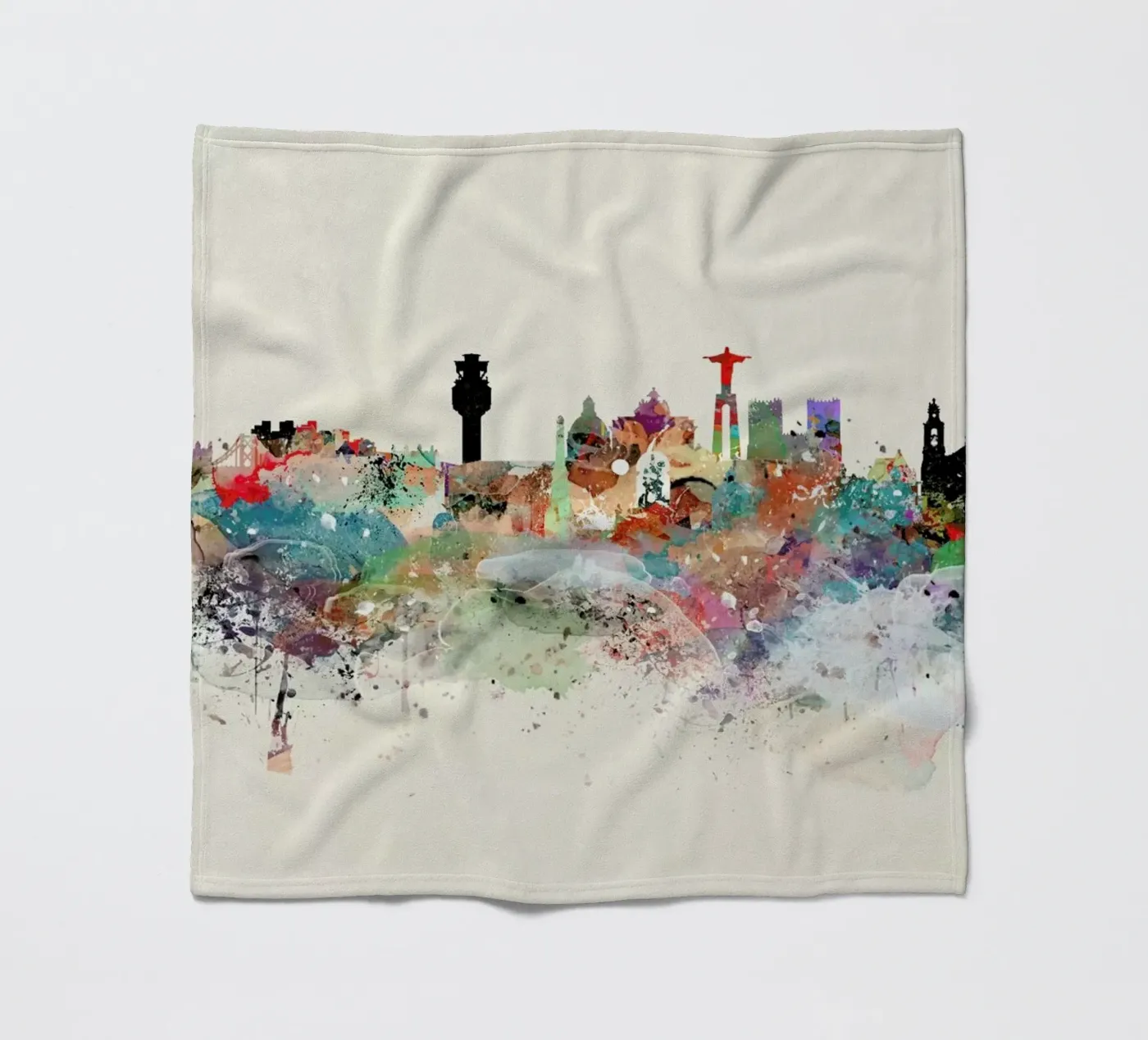 Lisbon fleecedeken van Brian Buckley