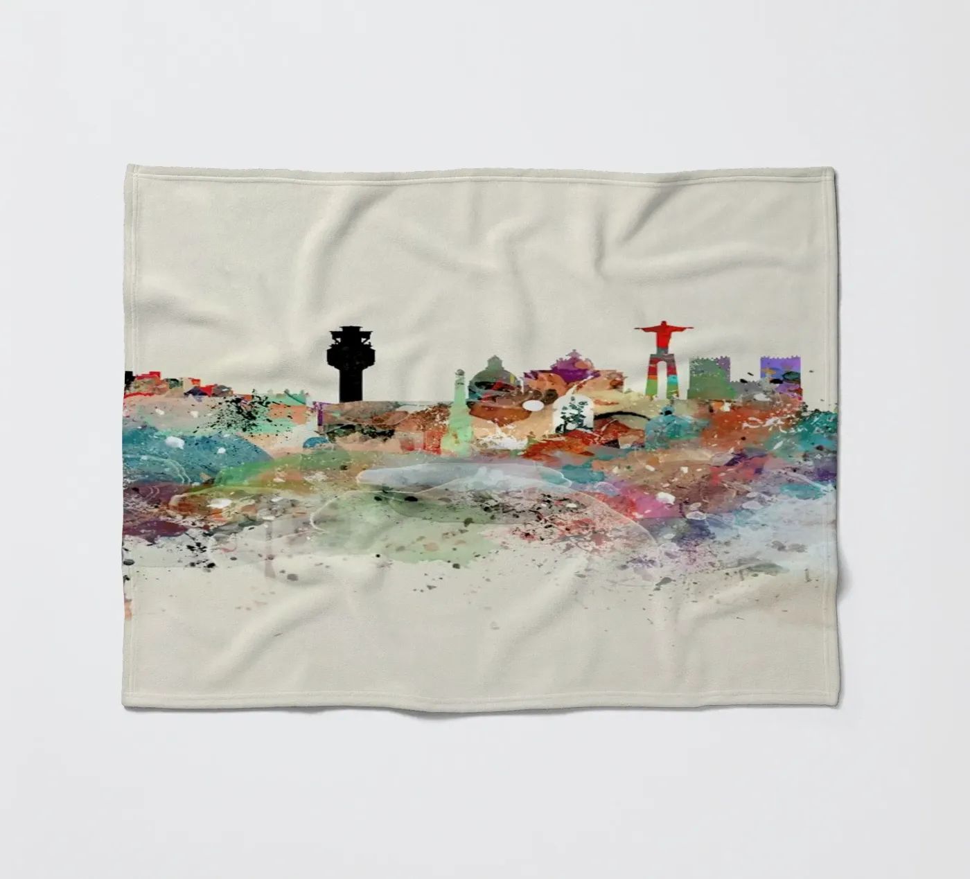 Lisbon fleecedeken van Brian Buckley