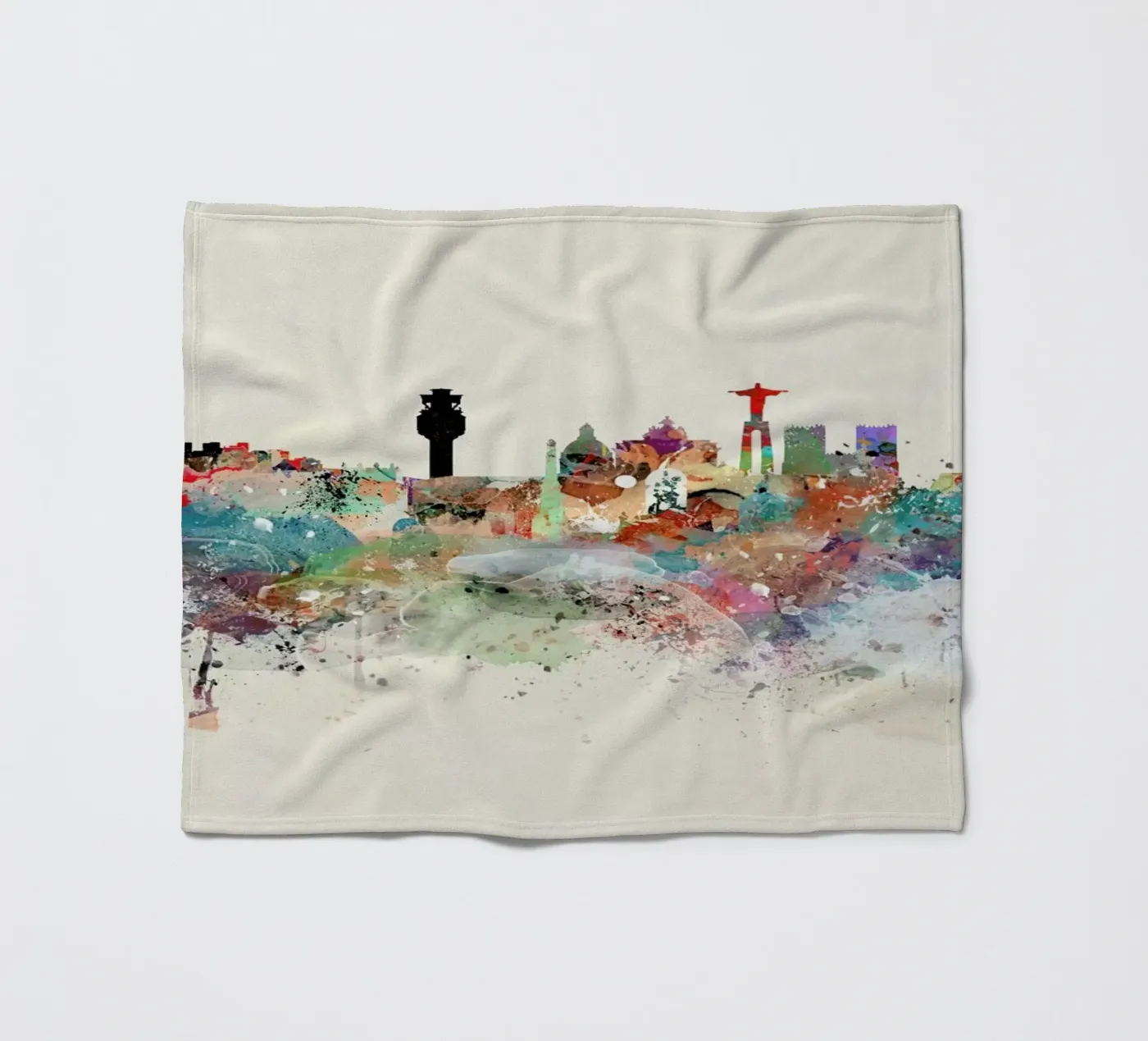 Lisbon fleecedeken van Brian Buckley