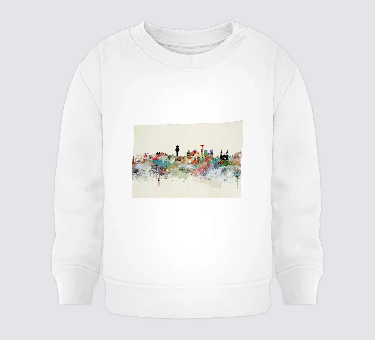 Lisbon baby sweatshirt by Brian Buckley