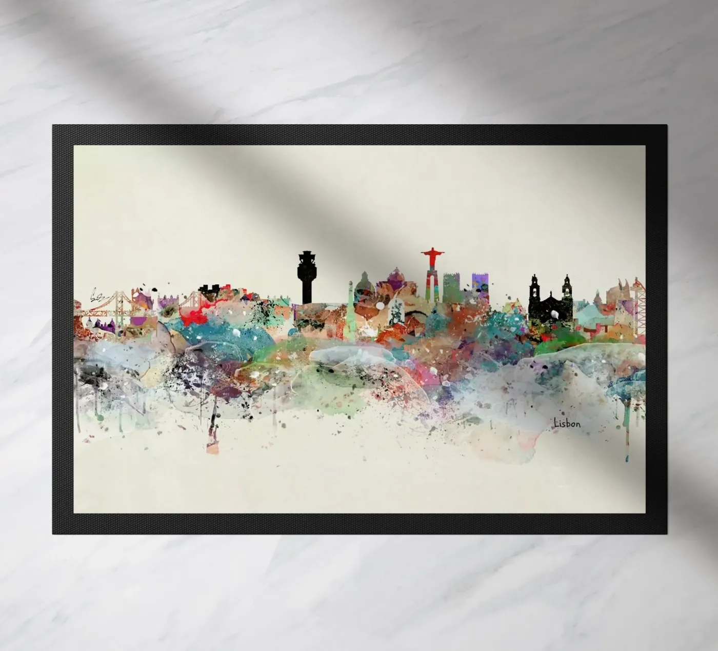 Lisbon doormat by Brian Buckley