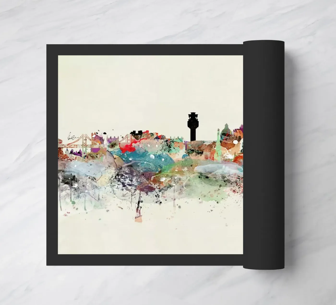 Lisbon doormat by Brian Buckley