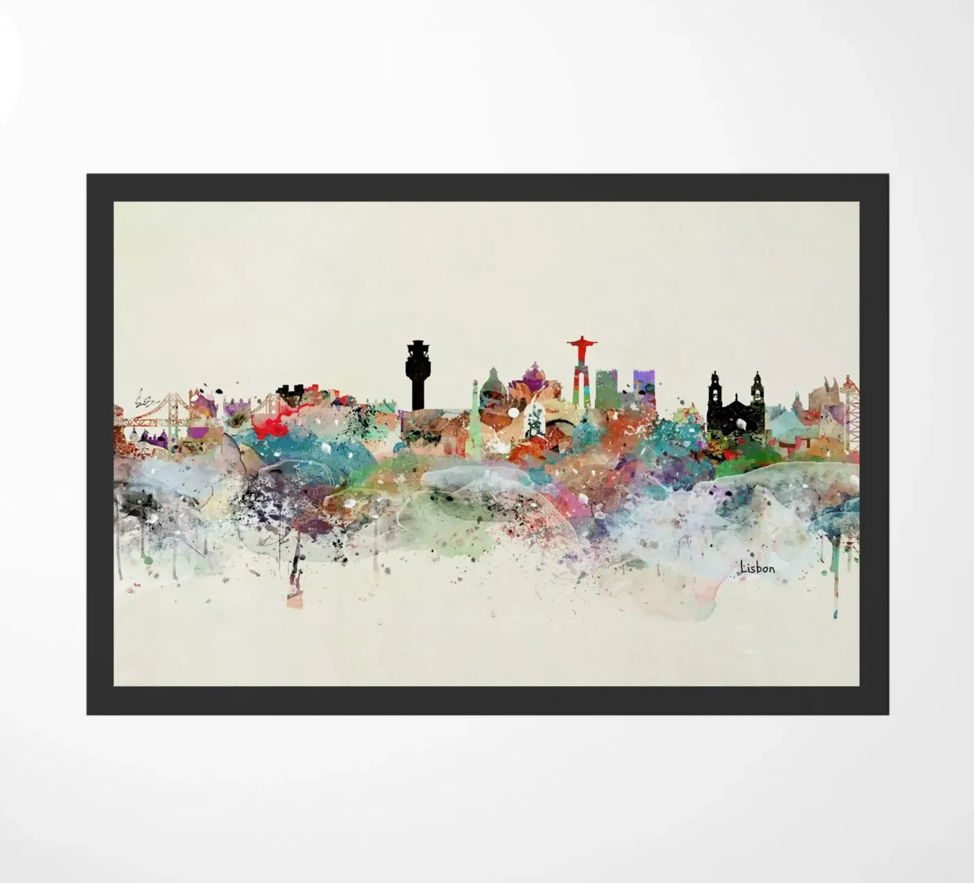 Lisbon doormat by Brian Buckley