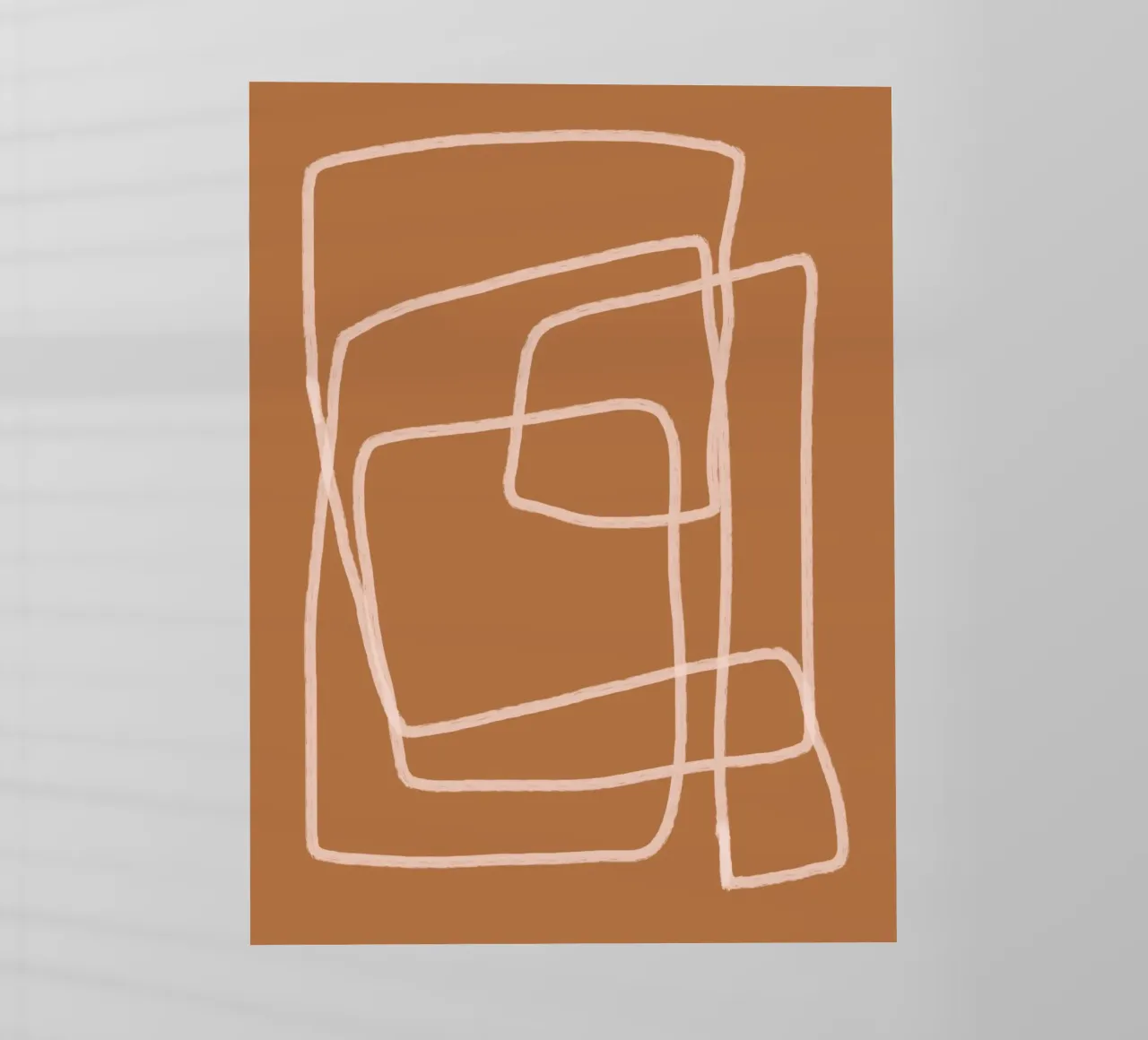 Abstrakte Linien 01 Backlit Folie von Paigaam Studio