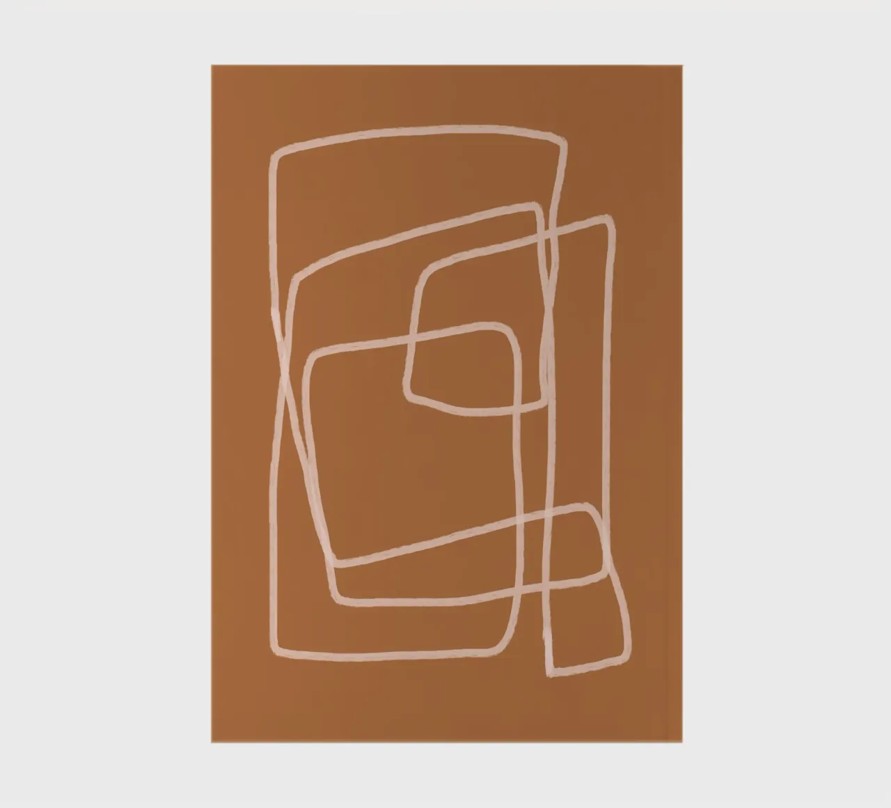 Abstract Lines 01 notebook by Paigaam Studio