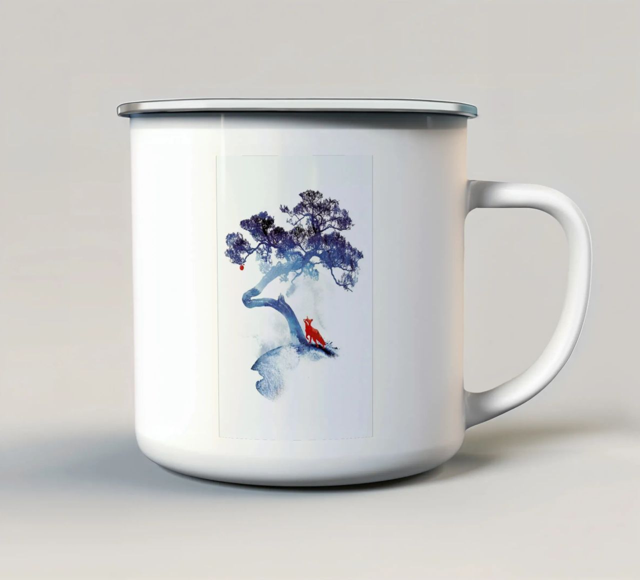 The Last Apple Tree tazza in smalto da Róbert Farkas