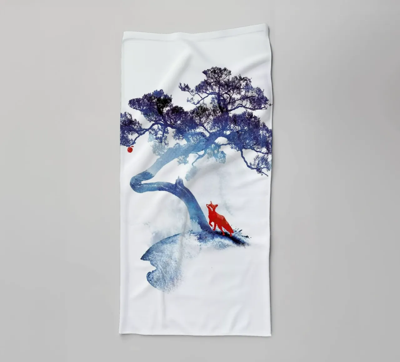 The Last Apple Tree asciugamano da bagno da Róbert Farkas