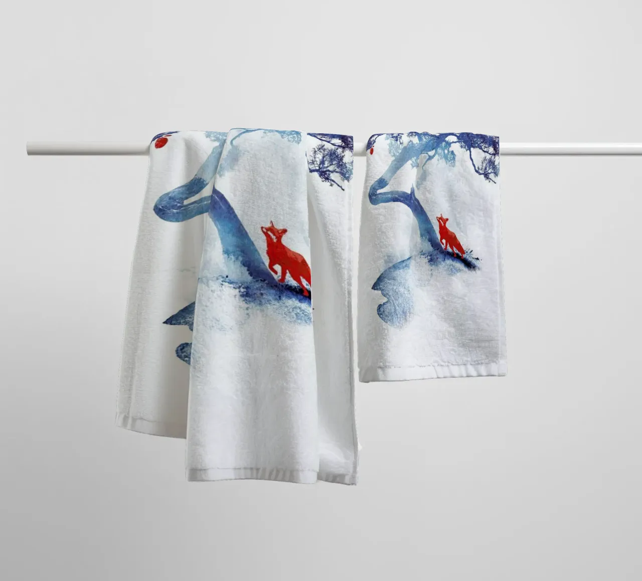 The Last Apple Tree asciugamano da bagno da Róbert Farkas