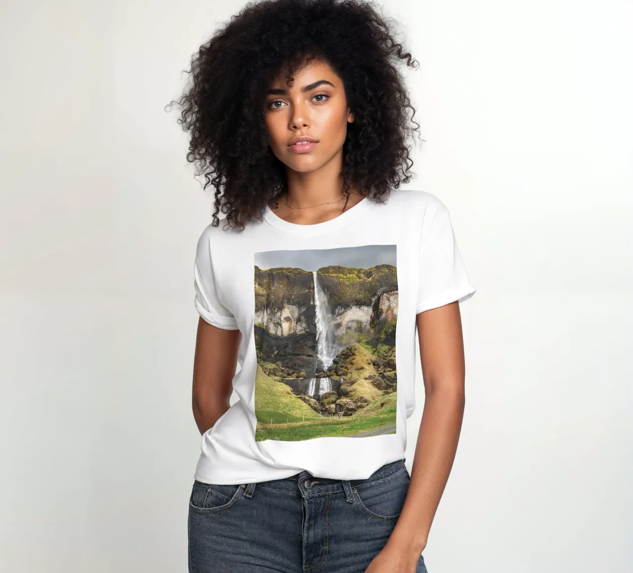 Foss á Síðu t-shirt da donna da Dave Hare Photography