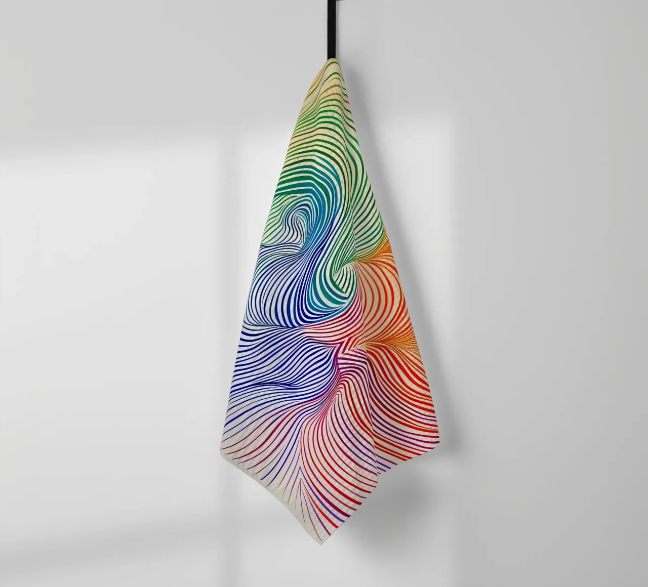 Rainbow Flow - Composizione astratta di colori canovaccio da cucina da Studio Mooodz