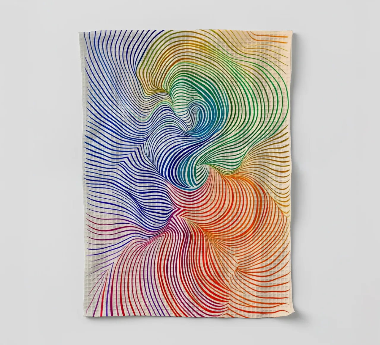 Rainbow Flow - Composizione astratta di colori canovaccio da cucina da Studio Mooodz