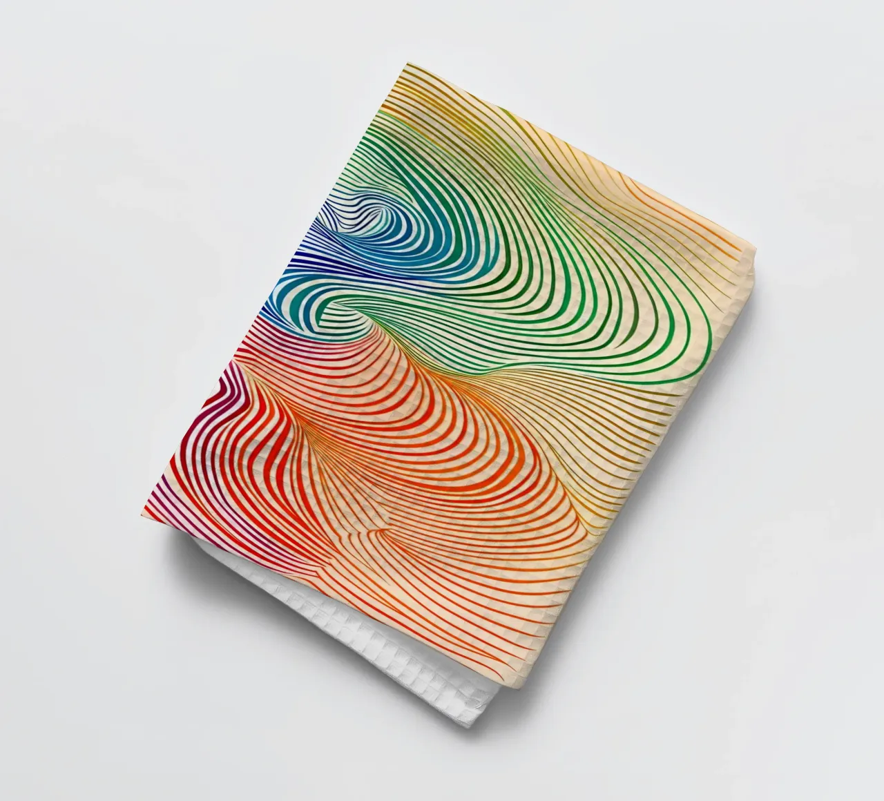 Rainbow Flow - Composizione astratta di colori canovaccio da cucina da Studio Mooodz
