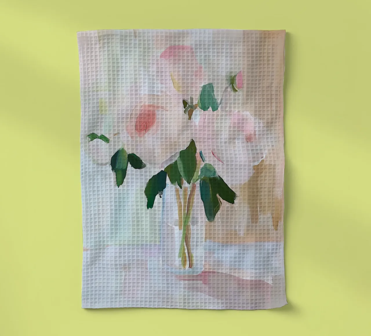 Rosen Blumen Dekor Stillleben Fauvismus Geschirrtuch von Euphoria Theresa