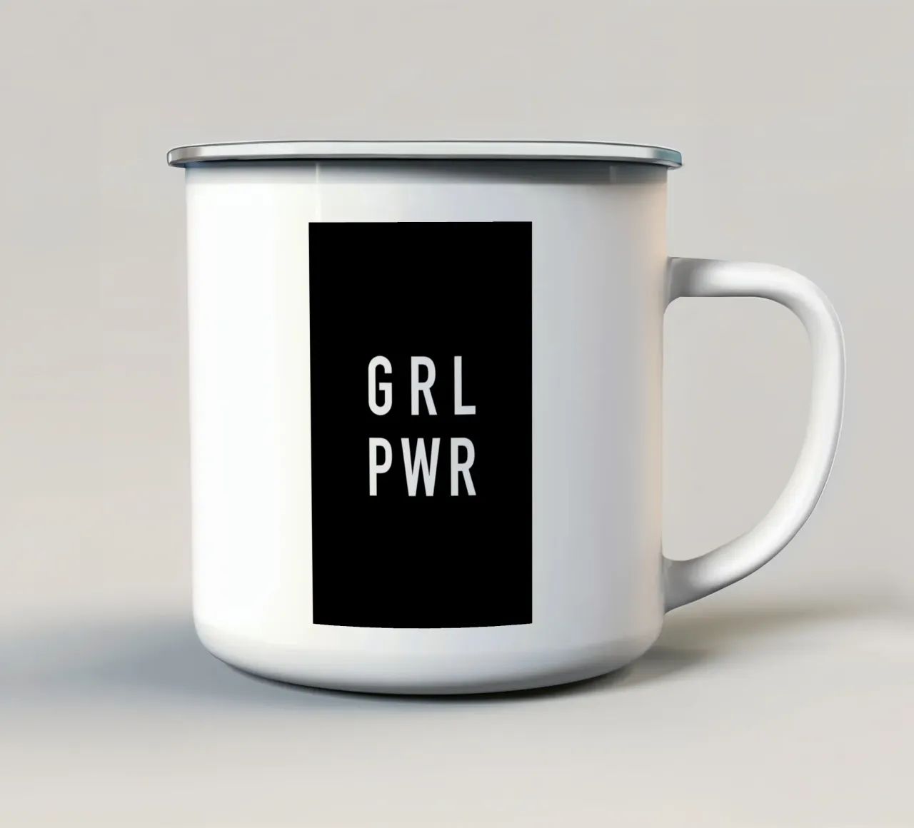 GRL Black tazza in smalto da Studio One