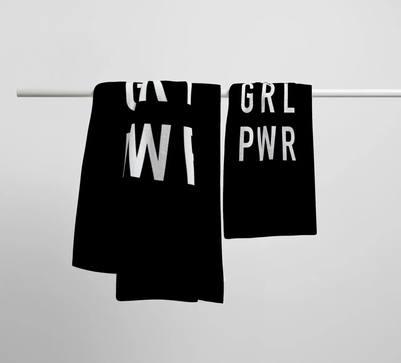 GRL Black asciugamano da bagno da Studio One