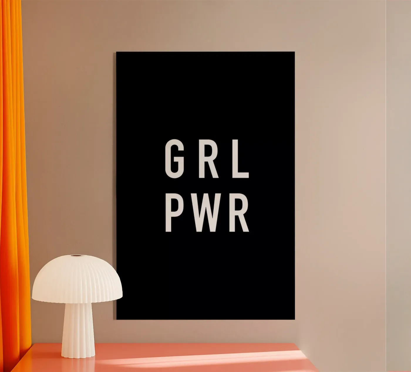 GRL Black Acryl-Glas von Studio One