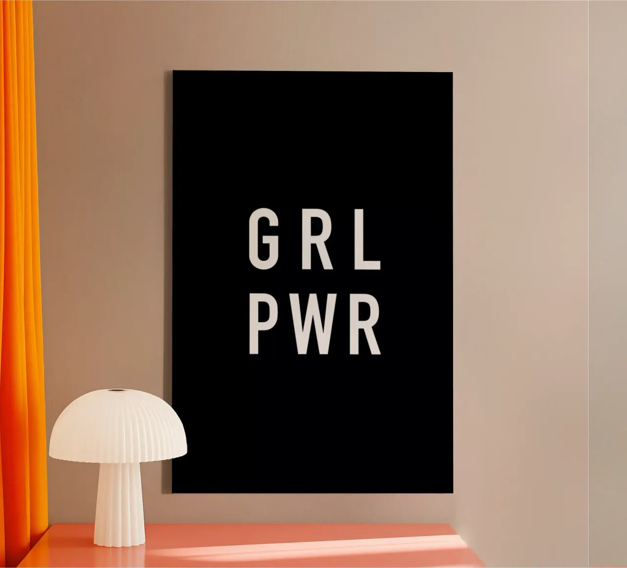 GRL Black tela con Cornice a cassetta da Studio One