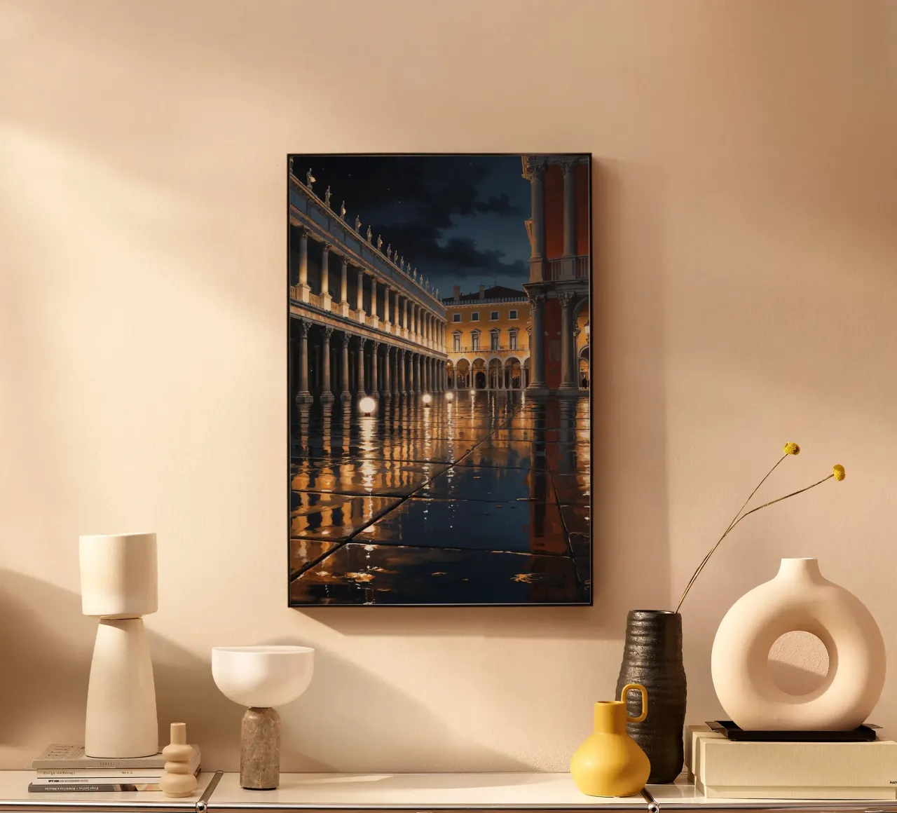 Venice at Dusk: Reflections of Timeless Elegance plexiglass da AlbertKlee