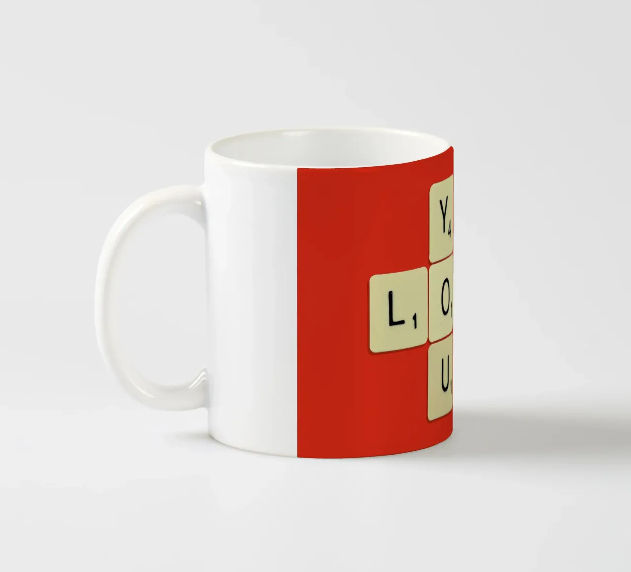 I Love You taza de cerámica de Florent Bodart