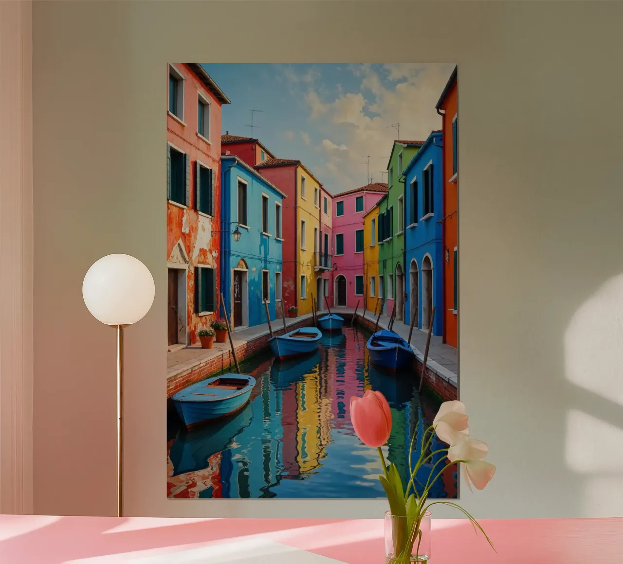 A Walk Through Burano’s Colorful Streets poster da AlbertKlee