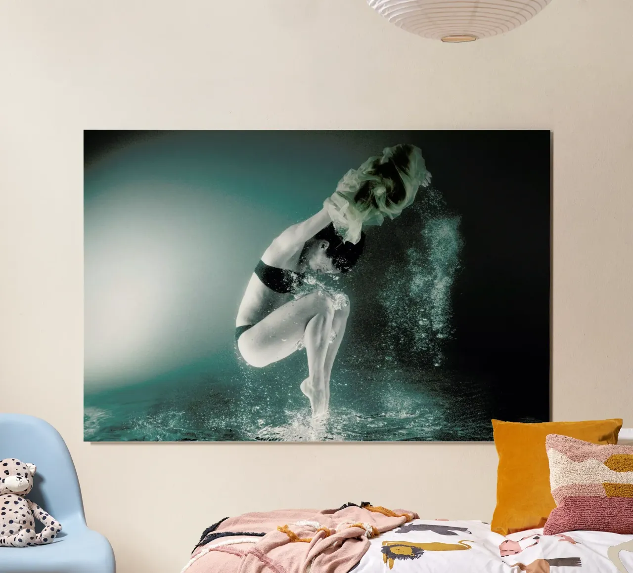 Dance, Dance, Dance 8 poster con telaio in legno da Günther Egger