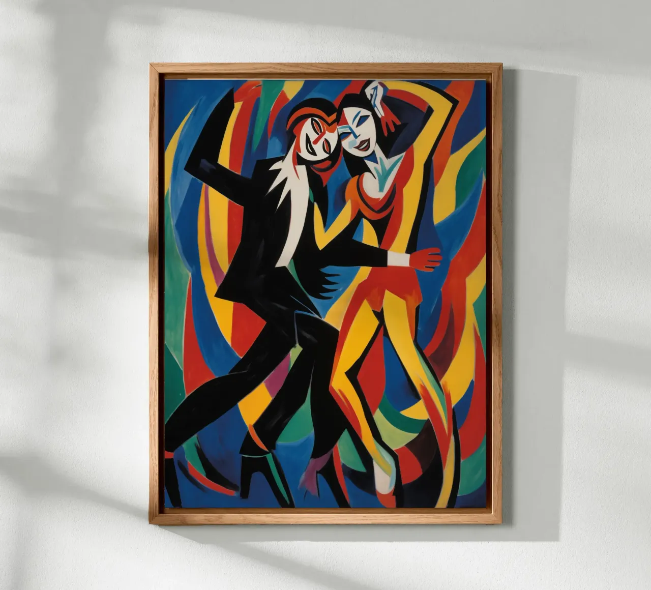 Danza con noi | Quadro su tela espressionista alluminio dibond da Autofocus