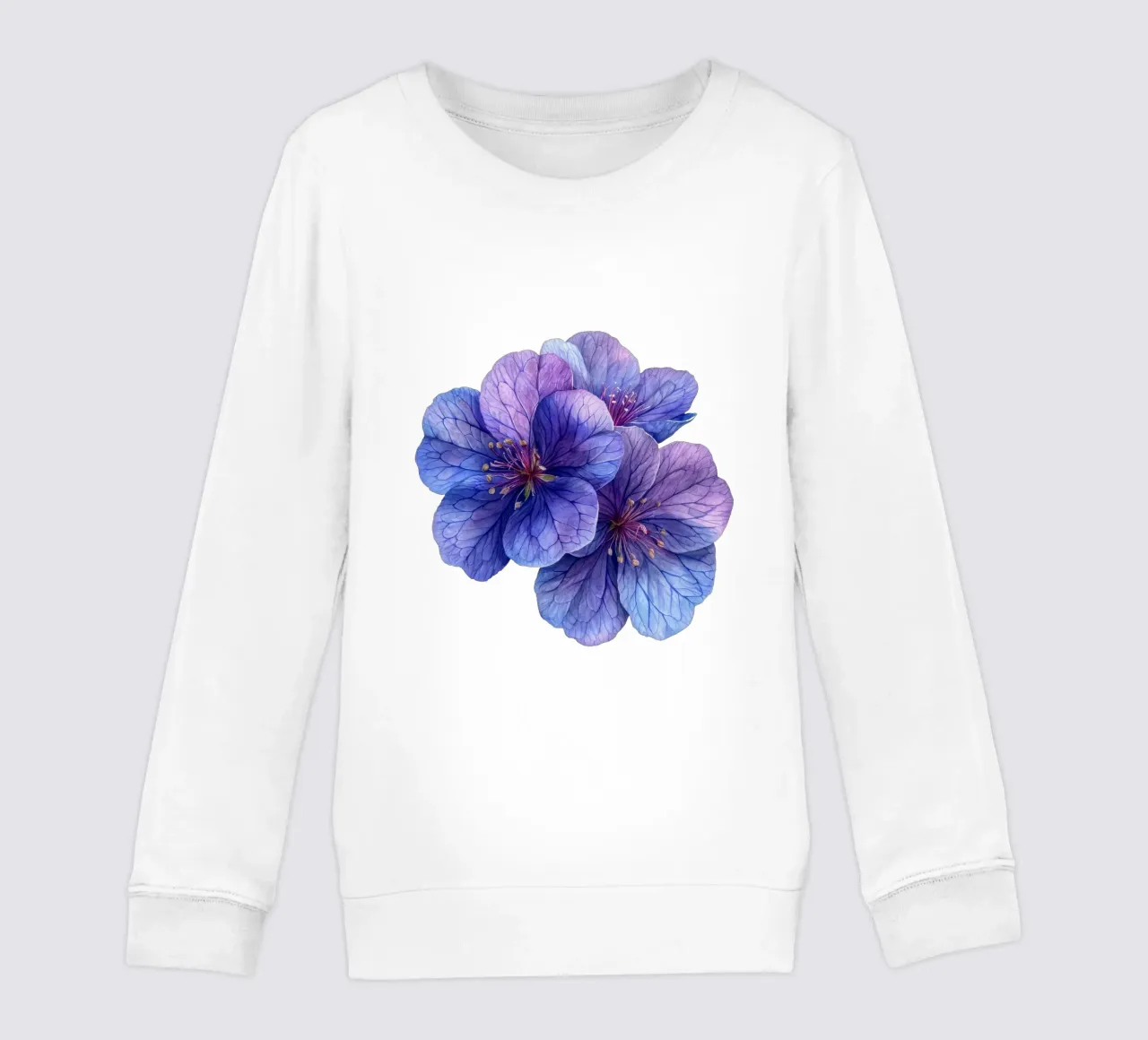 Fiore di Lunaria 2 felpa bambino da Bold Blooms