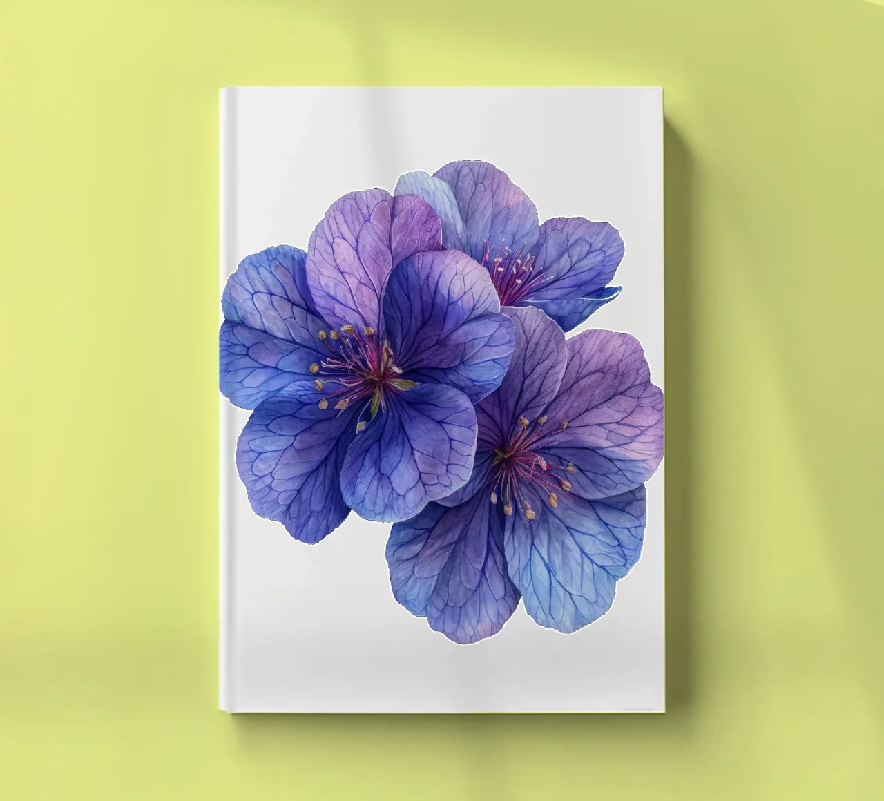 Lunaria Flower 2 notebook by Bold Blooms