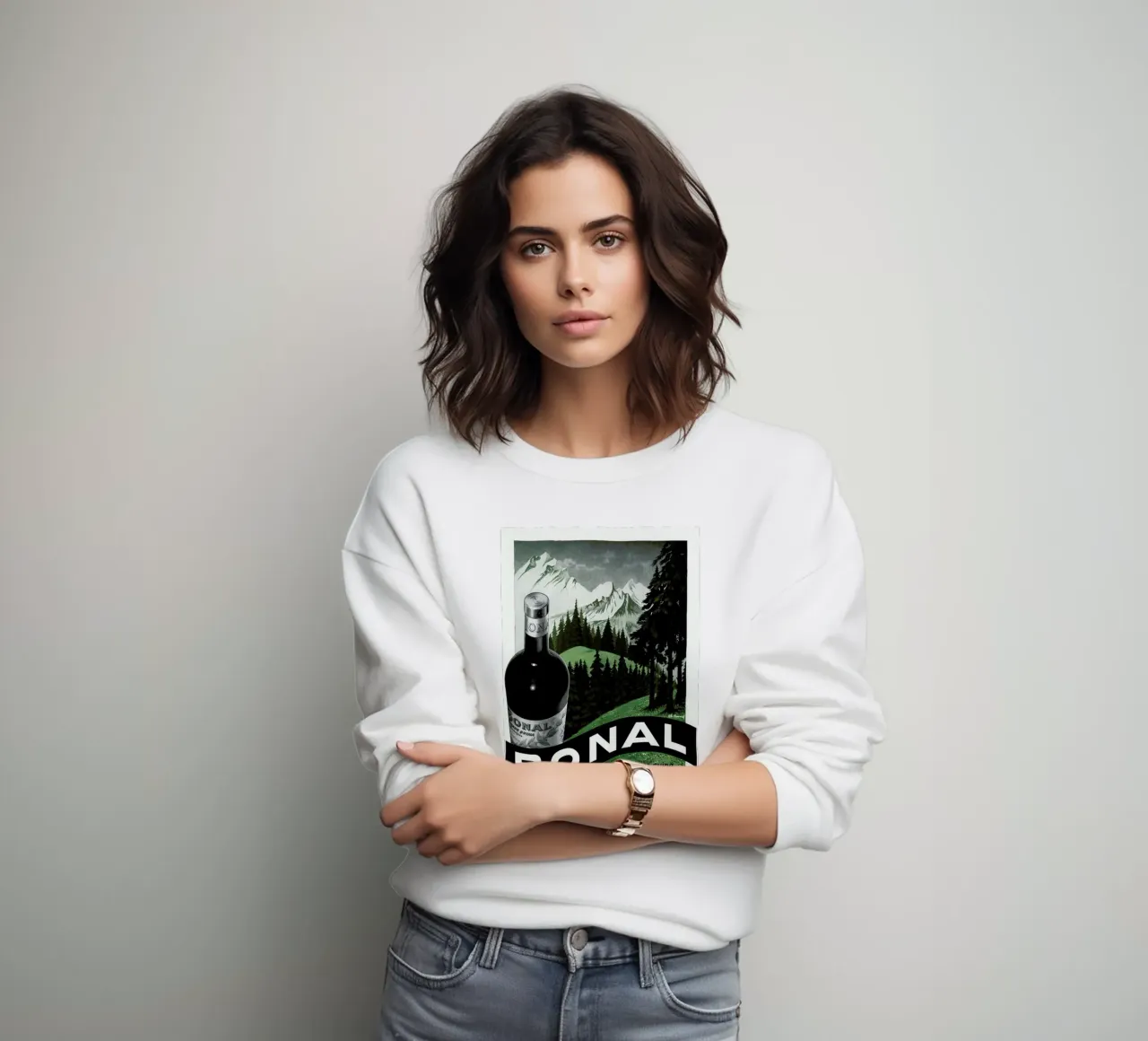 The Height of Sophistication sweatshirt by Hemingway Design