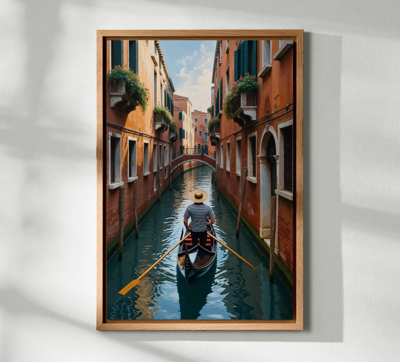 Venetian Canal Elegance in the Afternoon Light alluminio dibond da AlbertKlee