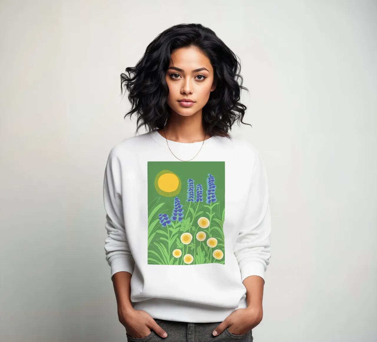 Spring garden sweatshirt van GigiRosado