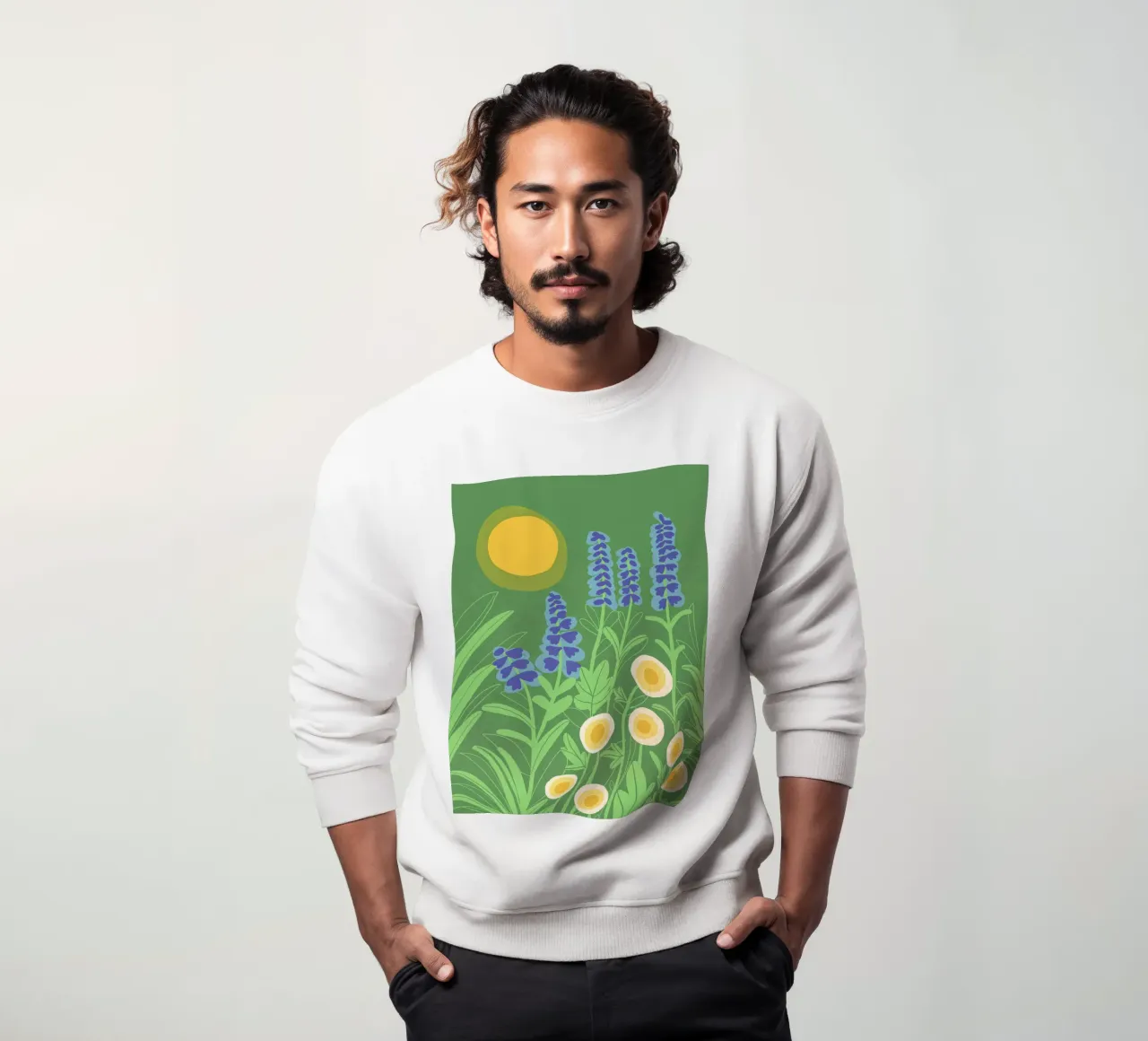 Spring garden sweatshirt van GigiRosado
