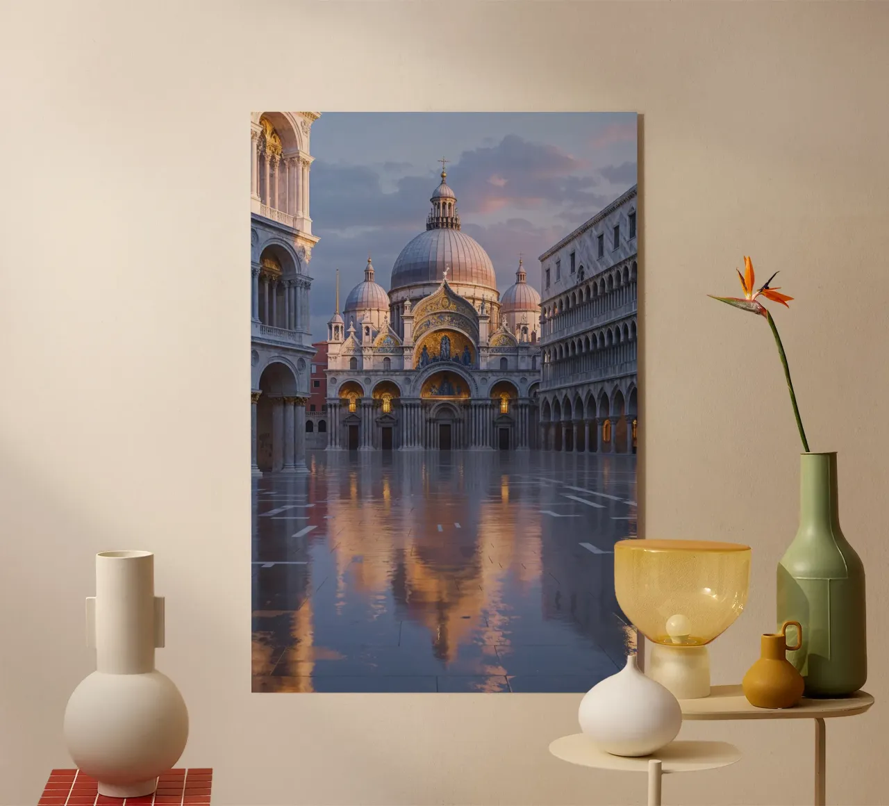 Evening Majesty of St. Mark’s Basilica plexiglass da AlbertKlee