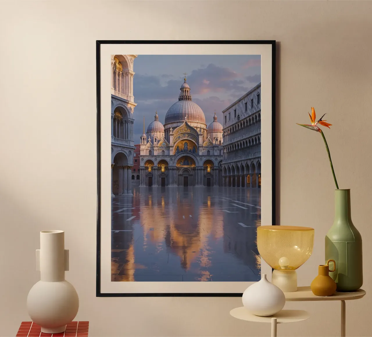 Evening Majesty of St. Mark’s Basilica carta hahnemühle da AlbertKlee