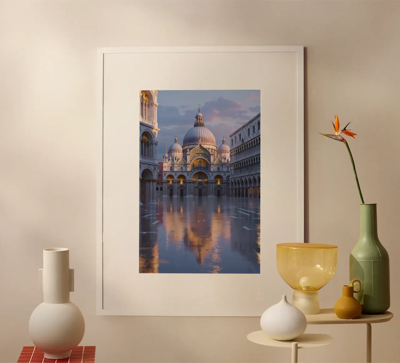 Evening Majesty of St. Mark’s Basilica carta hahnemühle da AlbertKlee